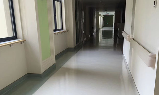 泰安塑膠地板卷材工程案例