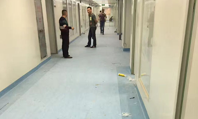 泰安同質(zhì)透心地板工程案例